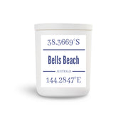 Surf Bells Beach Destination Souvenir Coastal Handmade Scented Soy Candle